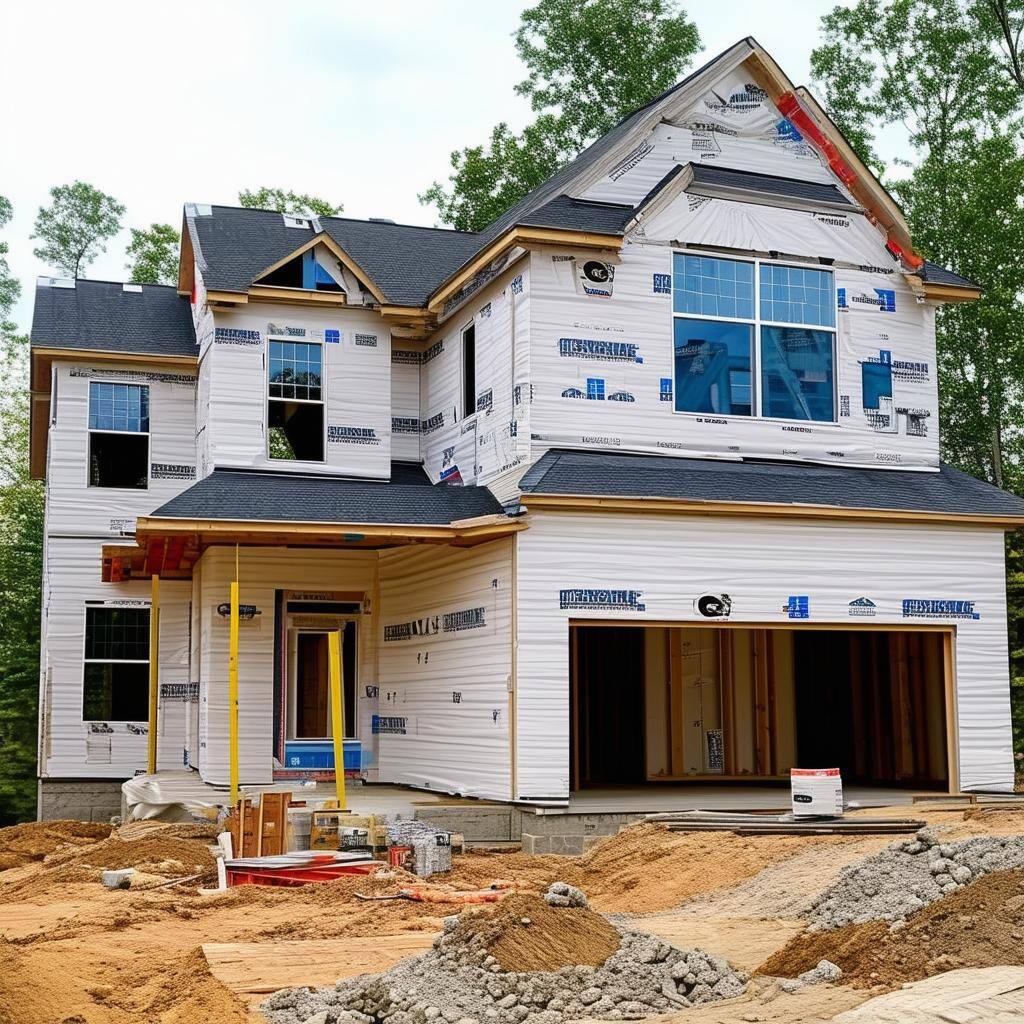 Single-family fix and flip rehab in progress